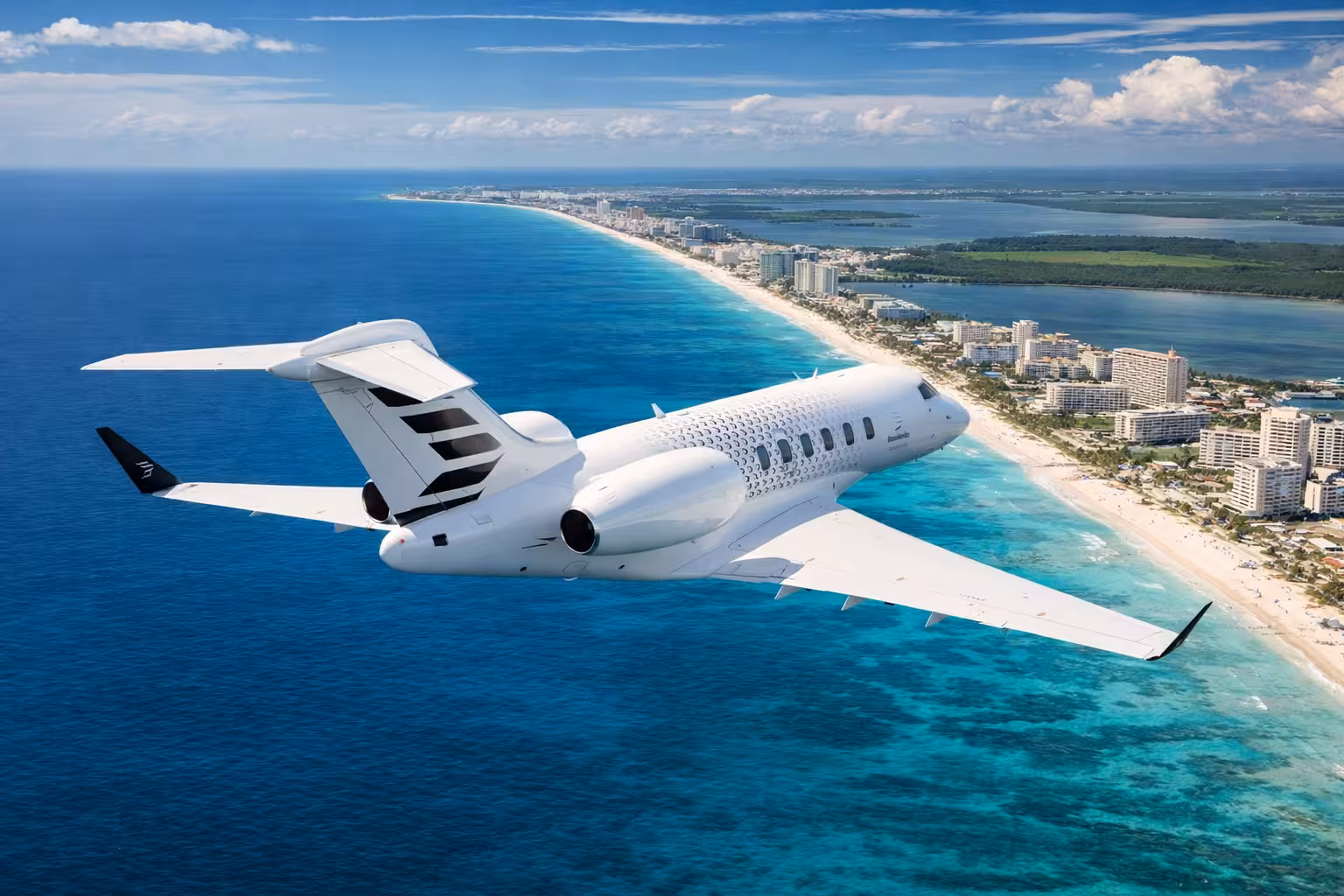 Super midsize jets to Cancun